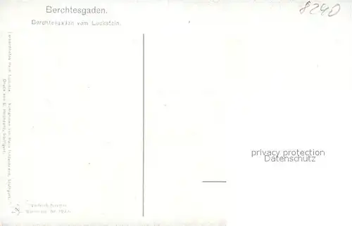 AK / Ansichtskarte Berchtesgaden Blick vom Lockstein Berchtesgaden