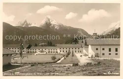 AK / Ansichtskarte Berchtesgaden Insula mit Watzmann Berchtesgaden