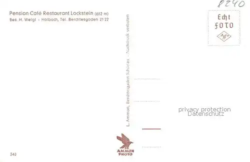 AK / Ansichtskarte Berchtesgaden Blick vom Kaffee Lockstein mit Steinernes Meer Berchtesgaden