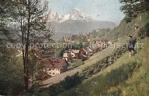 AK / Ansichtskarte Berchtesgaden Blick vom Nonntal Berchtesgaden
