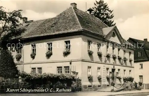 AK / Ansichtskarte Schirgiswalde Rathaus Schirgiswalde