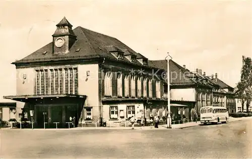 AK / Ansichtskarte Glauchau Bahnhof Glauchau