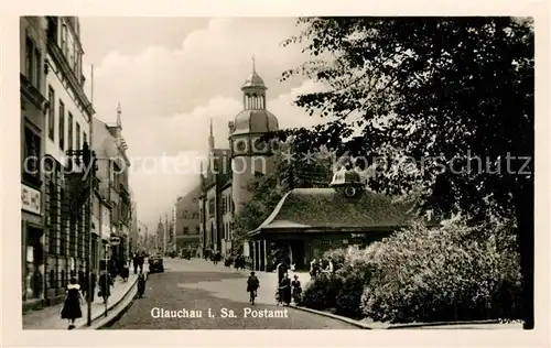 AK / Ansichtskarte Glauchau Postamt Glauchau