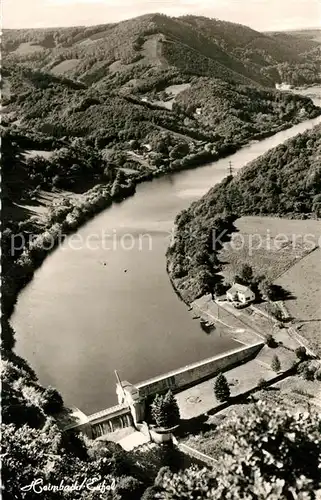 AK / Ansichtskarte Heimbach_Eifel Fliegeraufnahme Staubecken Heimbach Eifel