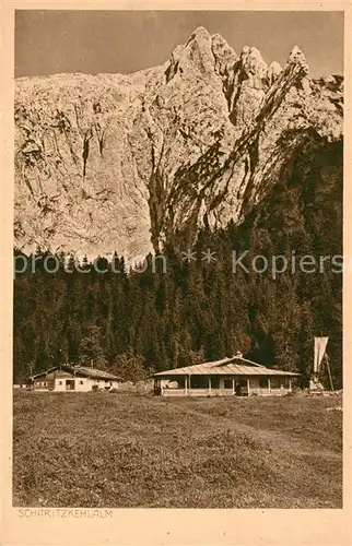 AK / Ansichtskarte Scharitzkehlalm Panorama Scharitzkehlalm