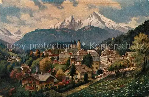 AK / Ansichtskarte Berchtesgaden Panorama Berchtesgaden