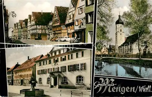 AK / Ansichtskarte Mengen_Wuerttemberg Ortspartien Kirche Mengen Wuerttemberg