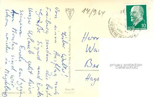 AK / Ansichtskarte Freiberg_Sachsen Stadt und Bergbaumuseum Freiberg Sachsen