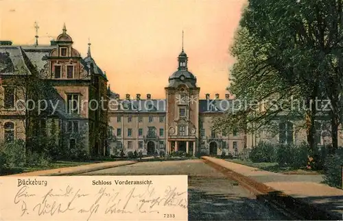 AK / Ansichtskarte Bueckeburg Schloss Vorderansicht Bueckeburg