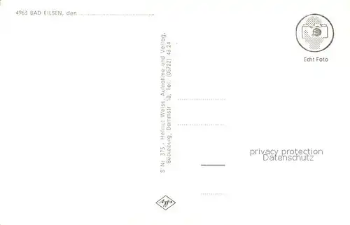 AK / Ansichtskarte Bad_Eilsen Rosengarten Georg Wilhelm Haus Schwefelquelle Ida Turm Haus Bokeloh Ev Kirche Bad_Eilsen