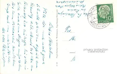 AK / Ansichtskarte Espelkamp Kreisjugendheim Badeteich Espelkamp