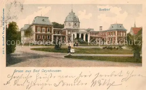 AK / Ansichtskarte Bad_Oeynhausen Soolbad Bad_Oeynhausen