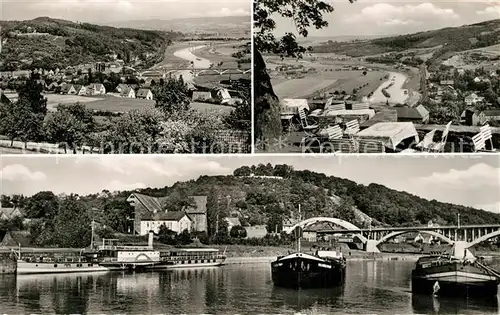 AK / Ansichtskarte Vlotho Amtshausberg Weserpartie Burgterrasse Vlotho