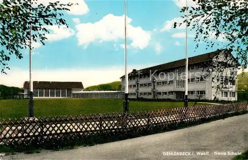 AK / Ansichtskarte Gehlenbeck_Luebbecke_Westfalen Neue Schule Gehlenbeck_Luebbecke
