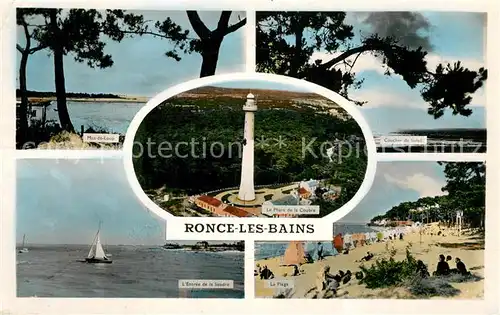 AK / Ansichtskarte Ronce_les_Bains Mus de Loup Coucher de Soleil Entree de la Seudre Phare Plage Ronce_les_Bains