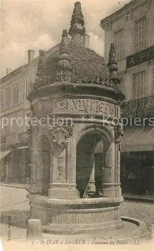 AK / Ansichtskarte Saint Jean d_Angely Fontaine du Pilori Saint Jean d Angely