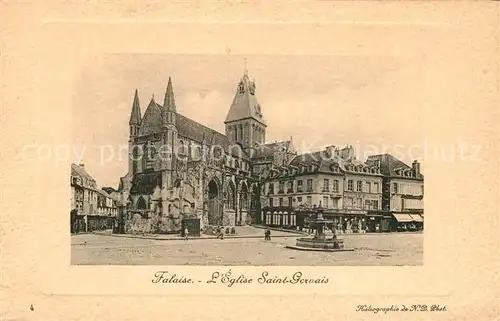 AK / Ansichtskarte Falaise_Calvados Eglise Saint Gervais Falaise_Calvados