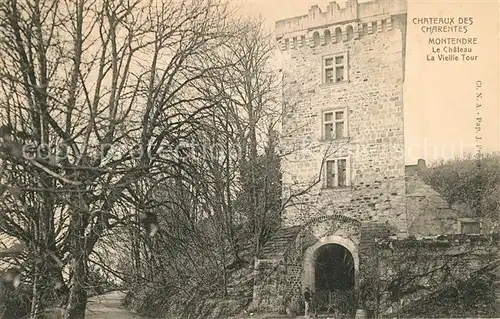 AK / Ansichtskarte Montendre Chateau la vieille Tour Montendre