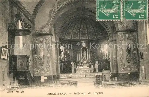 AK / Ansichtskarte Mirambeau_Charente Maritime Interieure de l Eglise Mirambeau