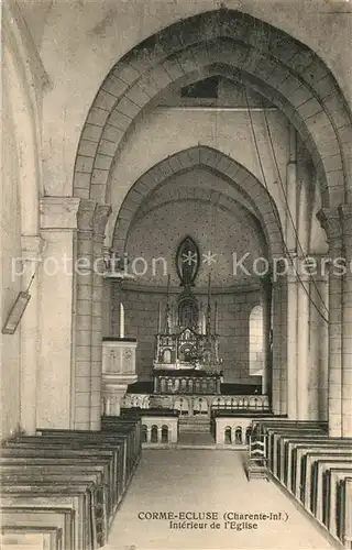 AK / Ansichtskarte Corme Ecluse Interieur de l Eglise Corme Ecluse