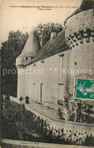 AK / Ansichtskarte Dampierre sur Boutonne Chateau facade ouest Dampierre sur Boutonne