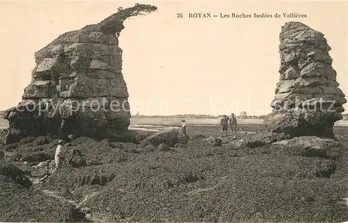 AK / Ansichtskarte Royan_Charente Maritime Les Roches isolees de Vallieres Royan Charente Maritime