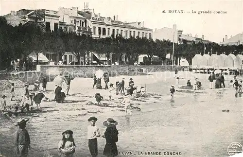 AK / Ansichtskarte Royan_Charente Maritime La grande conche Plage Royan Charente Maritime