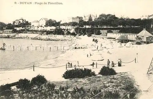 AK / Ansichtskarte Royan_Charente Maritime Plage de Foncillon Royan Charente Maritime