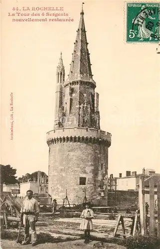 AK / Ansichtskarte La_Rochelle_Charente Maritime La Tour des 4 Sergents La_Rochelle