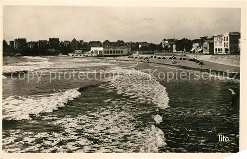 AK / Ansichtskarte Royan_Charente Maritime La plage a maree montante Royan Charente Maritime