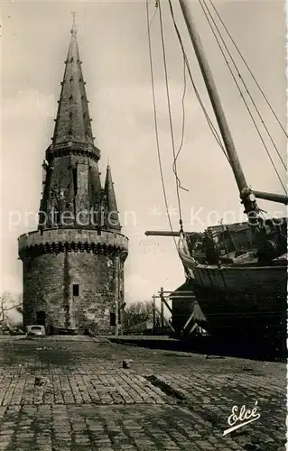 AK / Ansichtskarte La_Rochelle_Charente Maritime Tour de la Lanterne La_Rochelle