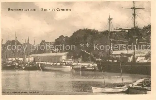 AK / Ansichtskarte Rochefort_sur_Mer Bassin du Commerce Bateaux Rochefort_sur_Mer