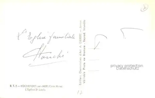 AK / Ansichtskarte Rochefort_sur_Mer Eglise Saint Louis Rochefort_sur_Mer