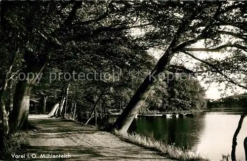 AK / Ansichtskarte Varel_Jadebusen Muehlenteich Varel Jadebusen