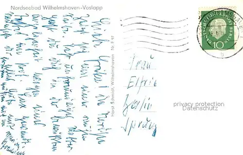 AK / Ansichtskarte Voslapp Geniusstrand  Voslapp