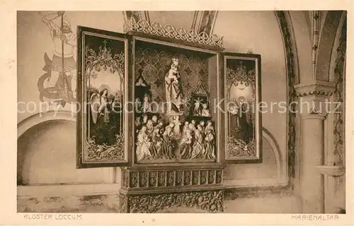 AK / Ansichtskarte Loccum Kloster Marienaltar Loccum