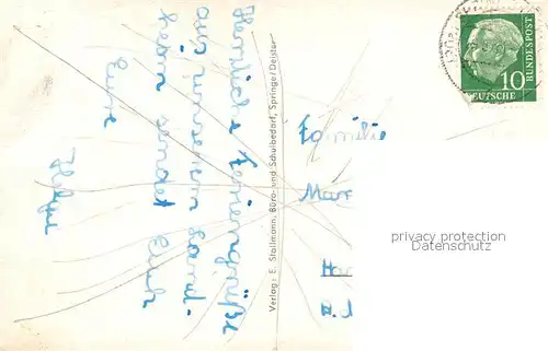 AK / Ansichtskarte Springe_Deister Landheim Tellkampfschule Hannover Springe_Deister