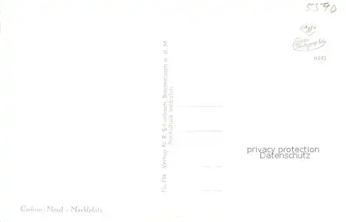 AK / Ansichtskarte Cochem_Mosel Marktplatz Cochem Mosel