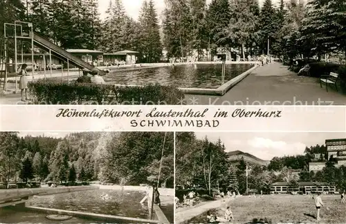 AK / Ansichtskarte Lautenthal_Harz Schwimmbad Lautenthal Harz