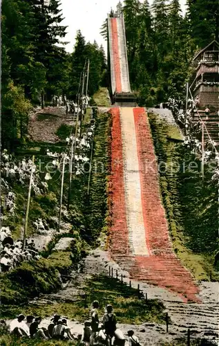 AK / Ansichtskarte Bischofsgruen Ski Sprungschanze Ochsenkopf  Bischofsgruen