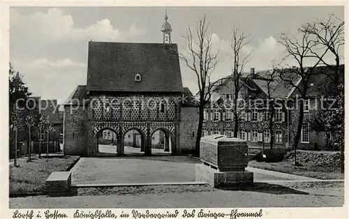 AK / Ansichtskarte Lorsch_Hessen Koenigshalle Krieger Denkmal Lorsch Hessen