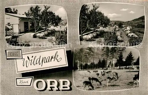 AK / Ansichtskarte Bad_Orb Cafe Wildpark Wildgehege Bad_Orb