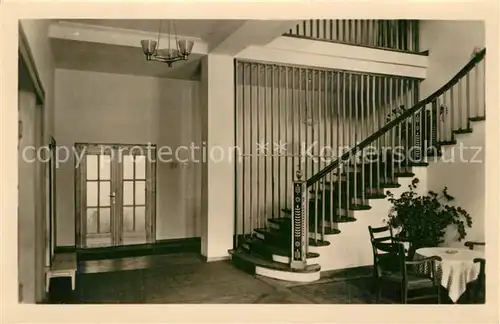 AK / Ansichtskarte Friedrichsroda FDGB Erholungsheim Walter Ulbricht Treppenaufgang Friedrichsroda