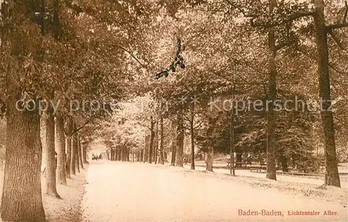 AK / Ansichtskarte Baden Baden Lichtentaler Allee Baden Baden