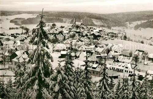 AK / Ansichtskarte Bischofsgruen Winterlandschaft Bischofsgruen