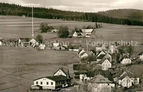 AK / Ansichtskarte Bischofsgruen Panorama Gasthof Pension Kaeppel Bischofsgruen