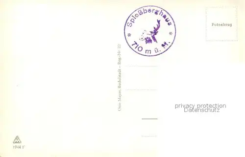 AK / Ansichtskarte Friedrichroda Spiessberghaus Winter Friedrichroda