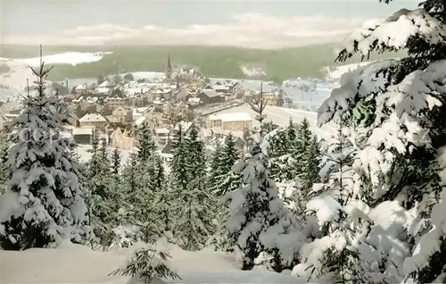 AK / Ansichtskarte Bischofsgruen Winterlandschaft Bischofsgruen