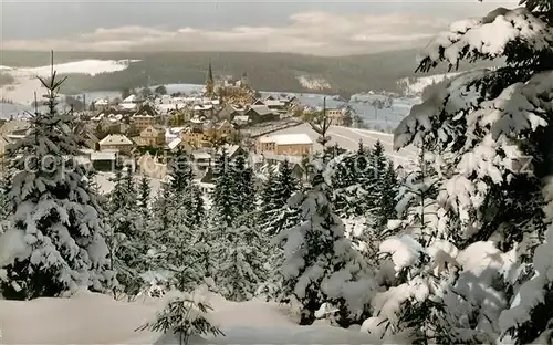 AK / Ansichtskarte Bischofsgruen Winterlandschaft Bischofsgruen