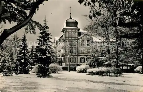 AK / Ansichtskarte Friedrichroda FDGB Erholungsheim Hermann Danz Winter Friedrichroda